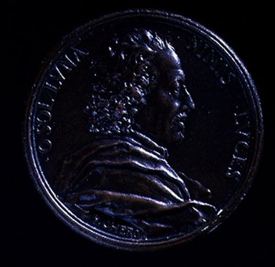 Porträtmedaille von Gian Lorenzo Bernini (1598-1680) von Charles Jean Francois Cheron