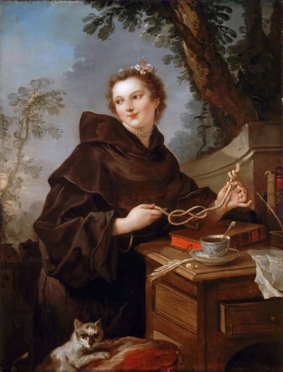 Louise Anne de Bourbon 1695-1758, Gräfin von Charolais von Charles Joseph Natoire
