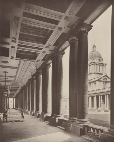 Greenwich Hospital, die Kolonnade von Charles Latham
