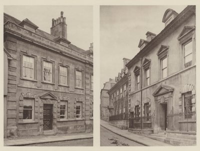 Häuser in Stamford, Lincolnshire, High Street, St Martins, Barn Hill von Charles Latham