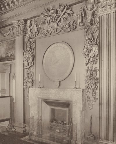 Das Admiralitätshaus, Whitehall, Kamin im Sitzungssaal von Charles Latham
