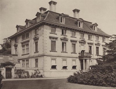 Thorpe Hall, Peterborough, die Südfront von Charles Latham