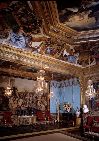 Der Salon der Musen, Schloss Vaux-Le-Vicomte von Charles Le Brun