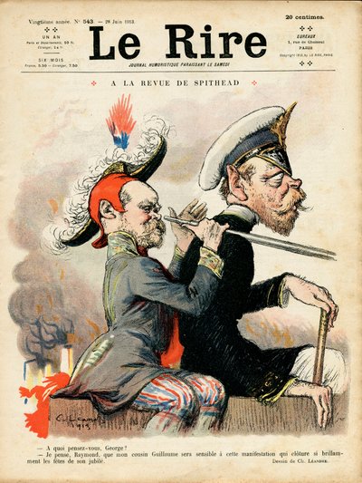 Cover von „Le Lire“, Satirisch in Farben von Charles Leandre