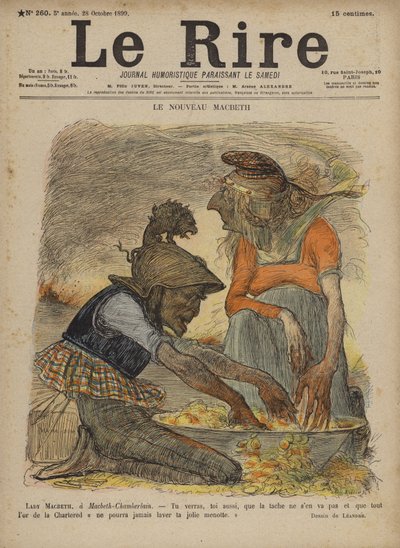 Illustration für Le Rire von Charles Leandre