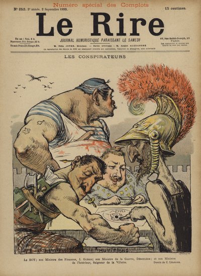 Illustration für Le Rire von Charles Leandre
