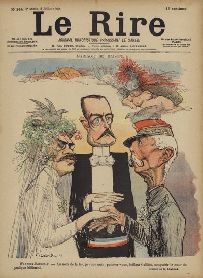 Illustration für Le Rire von Charles Leandre