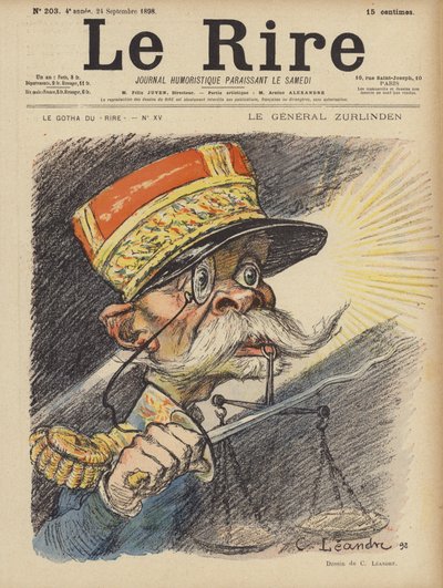 Illustration für Le Rire von Charles Leandre