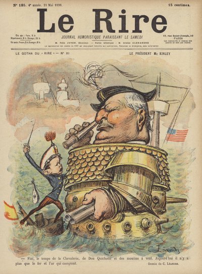 Illustration für Le Rire von Charles Leandre