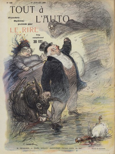 Illustration für Le Rire von Charles Leandre