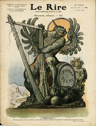Illustration von Charles Leandre (1862-1934) für das Cover von Le Rire von Charles Leandre