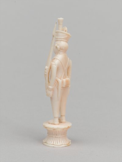 Weißer Bauer, Schachfigur, Indien, ca. 1820 von Charles Leandre