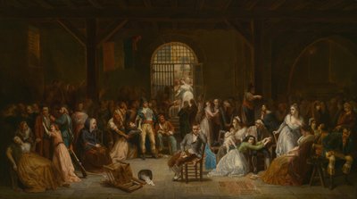 Der Appell der letzten Opfer des Terrors von Charles Louis Lucien Muller