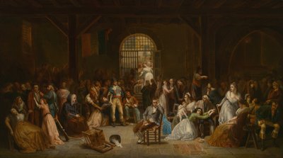 Der Appell der letzten Opfer des Terrors, um 1850 von Charles Louis Müller