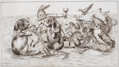 Die Meerschweinchen trösten Bill, Alice