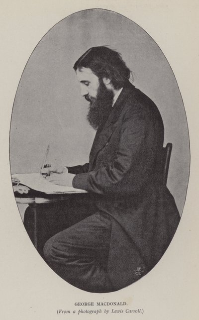 George Macdonald (s/w Foto) von Charles Lutwidge Dodgson