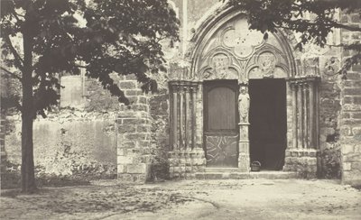 Kirche von Villeneuve le Comte, Seine-et-Marne, 1862 von Charles Marville