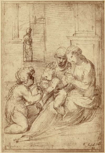 [Reproduktion einer Zeichnung von Raphael] von Charles Marville