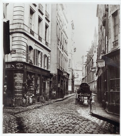 Rue Saint-Severin, von der Rue de la Harpe, Paris, 1858-78 von Charles Marville