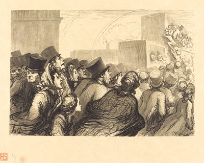 Die Sonntagsreisenden von Charles Maurand after Honoré Daumier