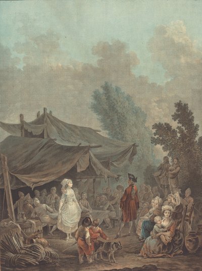 Dorffest, 1785 von Charles Melchior Descourtis