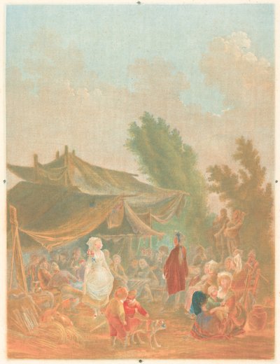 Dorffest, 1785 von Charles Melchior Descourtis