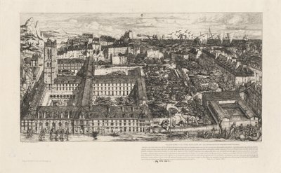 Collège Henri IV, Paris, oder Lycée Napoléon (Henry IV College oder Napoleon Schule, Paris) von Charles Meryon
