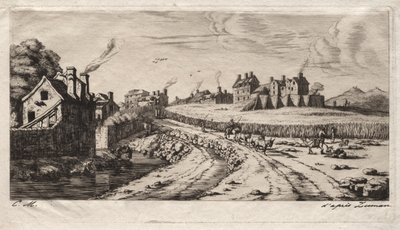 Eingang zum Faubourg, Saint-Marceau, Paris von Charles Meryon