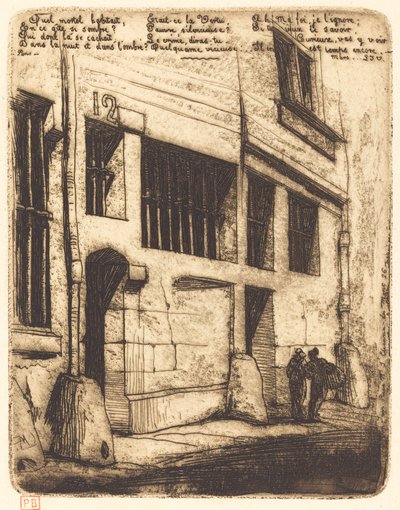 Die Straße der bösen Jungen, Paris von Charles Meryon