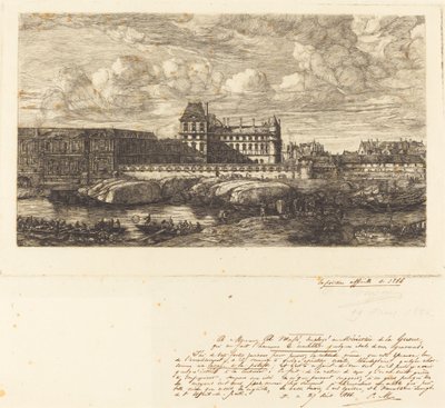 Das alte Louvre von Charles Meryon