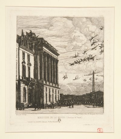 Le Ministère de la Marine von Charles Meryon