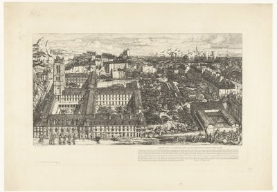Lyzeum Henri IV in Paris von Charles Meryon