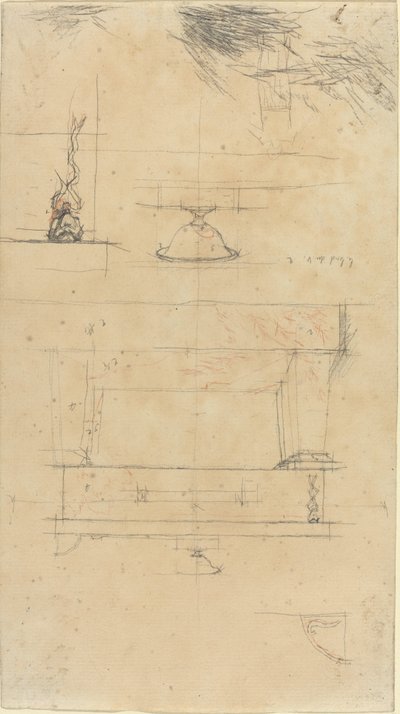 Molières Grab von Charles Meryon