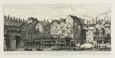 Teil der Stadt Paris am Ende des 17. Jahrhunderts, 1861 von Charles Meryon