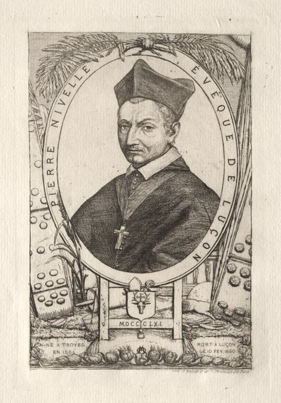 Pierre Nivelle, Bischof von Luçon von Charles Meryon