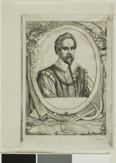 Porträt von René de Laudonnière Sablais (de Burdigale) von Charles Meryon