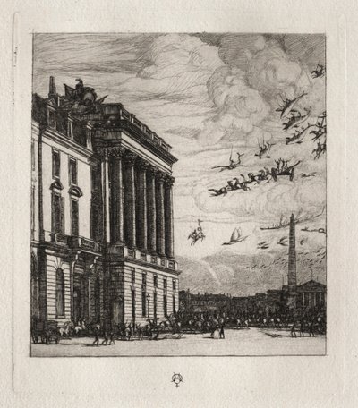 Die Admiralität, Paris, 1865 von Charles Meryon