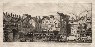 Ansicht eines Teils der Stadt Paris, gegen Ende des 17. Jahrhunderts, 1861 von Charles Meryon