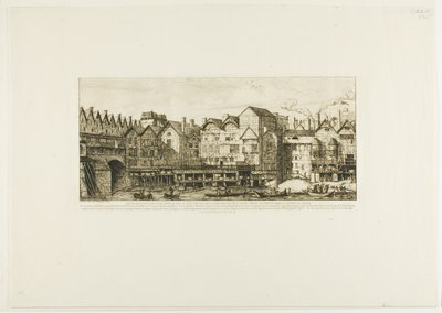 Ansicht eines Teils der Stadt Paris gegen Ende des XVII. Jahrhunderts von Charles Meryon