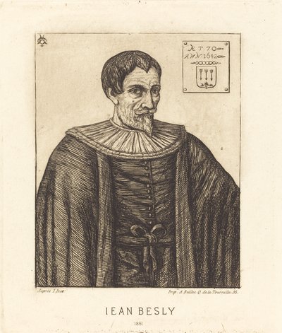 Jean Besly von Charles Meryon after Jaspar Isacsz