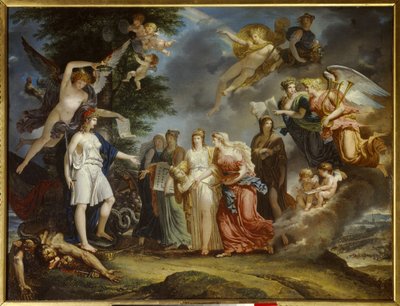 Das Zeitalter der Aufklärung: Triumphierendes Frankreich ermutigt Wissenschaft und Kunst inmitten des Krieges von Charles Meynier