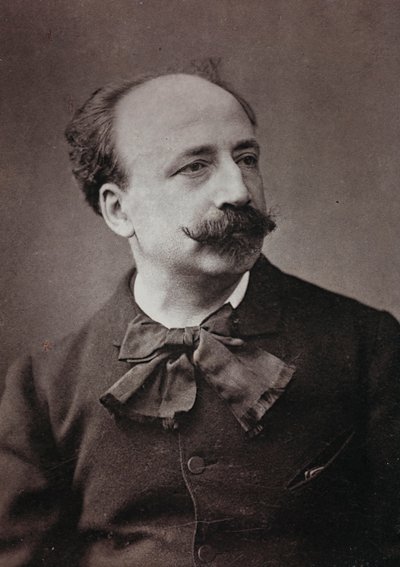 Album Artistique et Biographique, 5me année, Salon 1885; Porträt des französischen Malers Louis Deschamps (1846-1902) von Charles Michelez