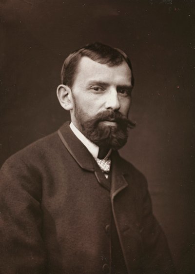 Album Artistique et Biographique, 6me année, Salon 1885; Porträt des französischen Malers Victor Gabriel Gilbert (1847-1933) von Charles Michelez