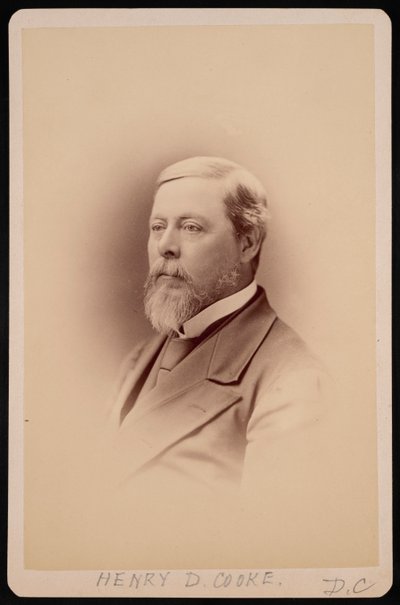 Porträt von Henry David Cooke 1825-1881, vor 1881 von Charles Milton Bell