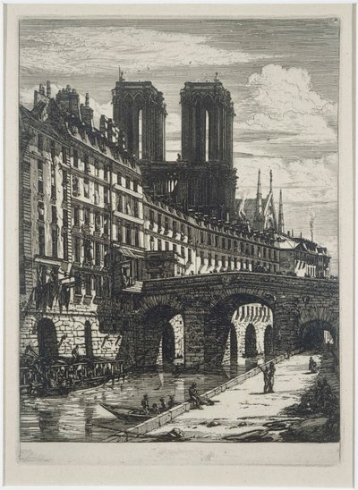 Le Petit Pont von Charles Meryon