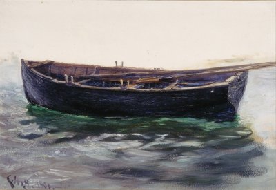 Studie eines Bootes von Charles Napier Hemy