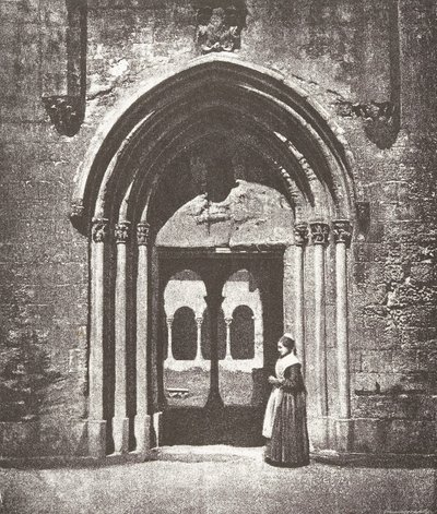 Portail Saint-Trophime, Eingang des Kreuzgangs, Arles, Metropolitankirche Saint-Trophime, 1852 von Charles Nègre