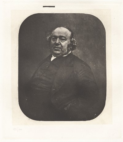 Porträt von Jules Janin, nach Nadar (Platte IX) von Charles Nègre, Nadar, André Jammes