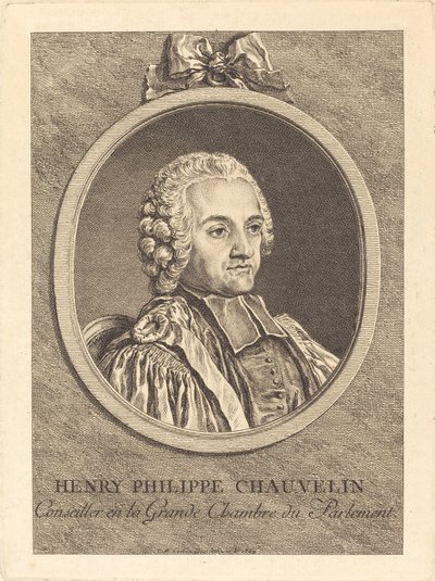 Henry Philippe Chauvelin von Charles Nicolas Cochin II