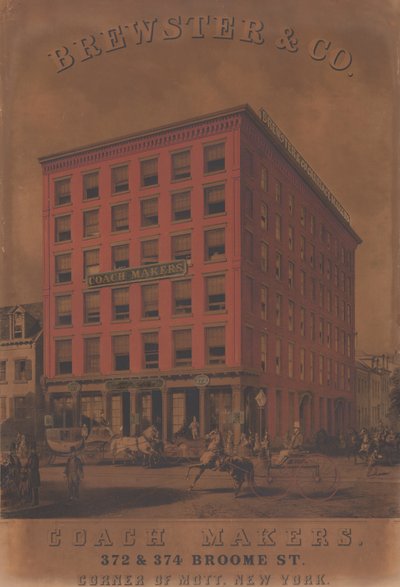 Brewster & Co. Kutschenbauer, 372 & 374 Broome St., ca. 1860-70 von Charles Parsons